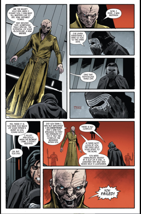 tellcassiopeia - TLJ Marvel Comic Adaptation # 1Most of the...