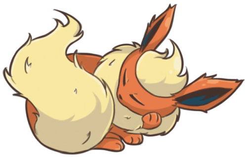 soki-draws - A bunch of eeveelutions in cat/dog poses I each made...