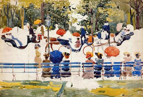 maurice-prendergast:Central Park (also known as Central Park,...