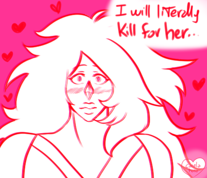 Jasper’s love is aggressive