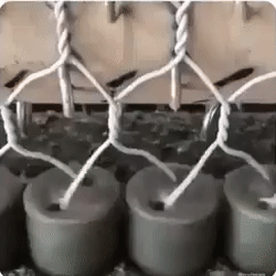 googifs - How wire mesh fencing is made!