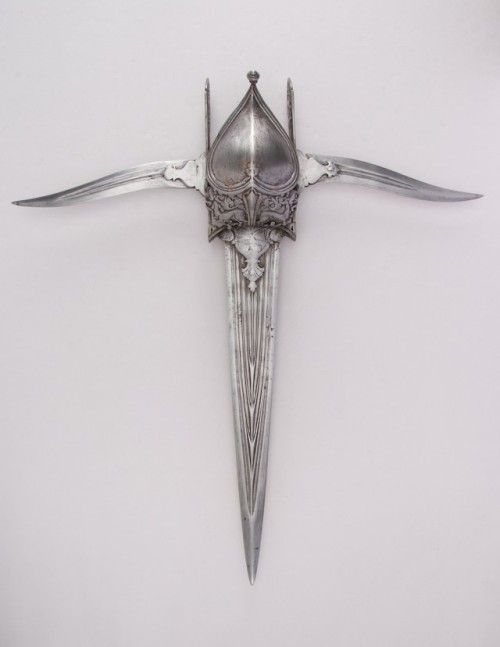 met-armsarmor - Dagger (Katar) with Two Side Blades (Bichuwa),...