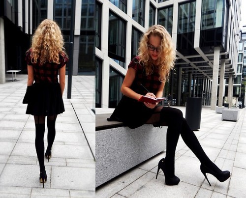 tightsgalore:Tights and Pantyhose Fashion Inspiration