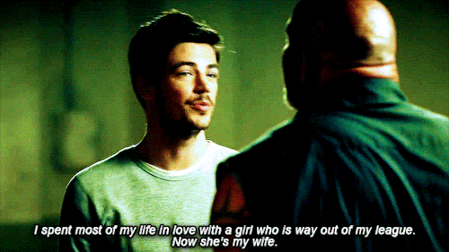 msanonships - Barry + being braggadocious about Iris. 