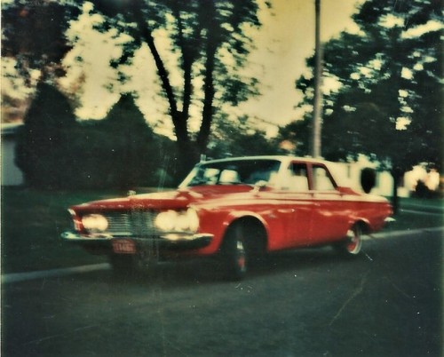 My mom’s ‘63 Plymouth Savoy. 225 slant 6, pushbutton automatic.