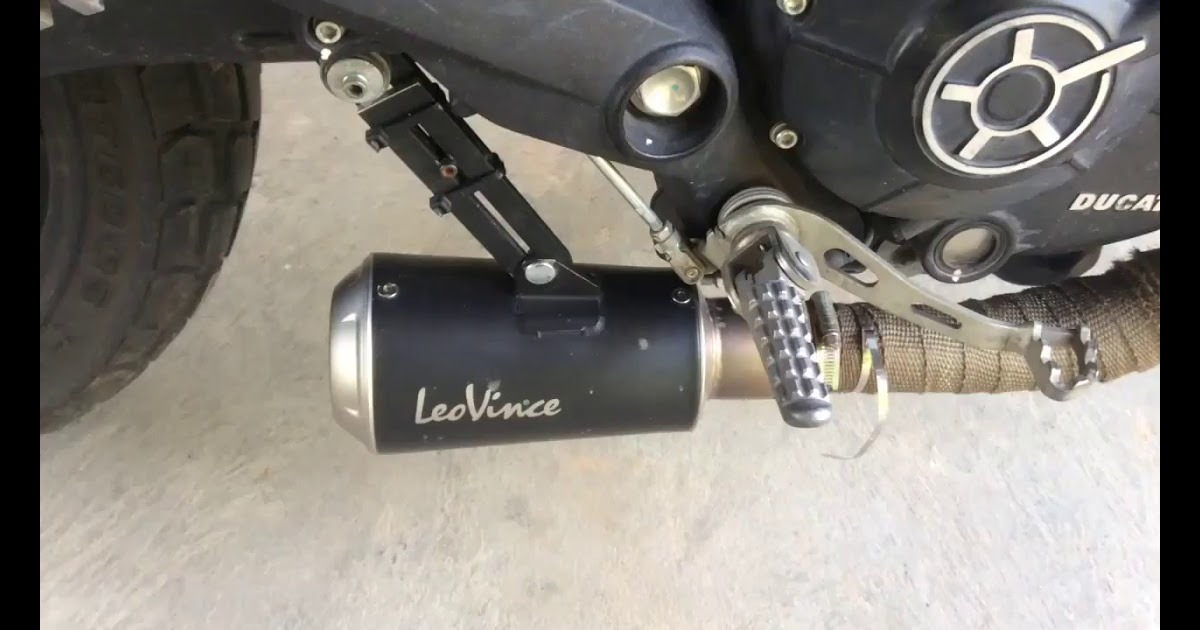 Leovince LV-10 Ducati scramble http://bit.ly/2IBDd8H