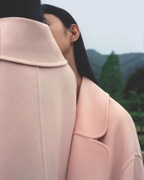 lifeasawaterelement - Wool Oversized Coat ❤️ Rosa