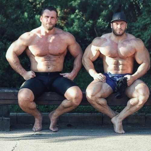 sweatpainpump - Dmitry Klakov (left) and Andrey Skoromnyy...