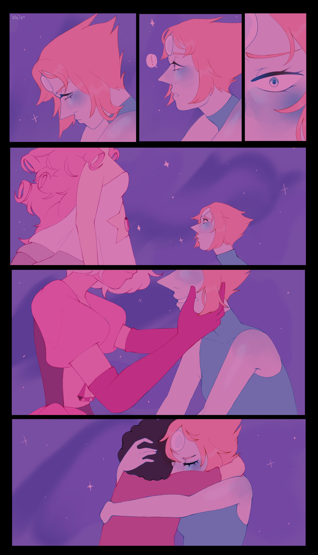 “acceptance” (ps i did a thing where when pearl gets intense emotions she becomes pearlescent)
