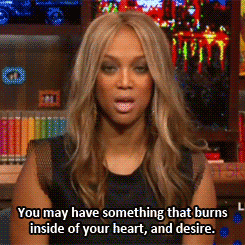 missinglinc - bricesander - Tyra Banks, on giving up on her...