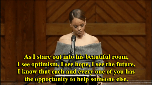 hustleinatrap - Rihanna made an appearance at the Ivy League...