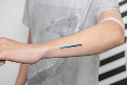 By Nano · Ponto a Ponto, done at A1 Tattoo Studio, Buenos Aires.... spectrum;geometric shape;small;line;tiny;hand poked;ifttt;little;forearm;minimalist;experimental;other;nano