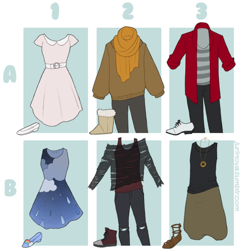 jurinova:Send a character + outfit + accessory. Feel free to...