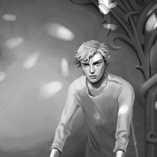Sneak peek at the mysterious Ash as drawn by Alice Duke in the special edition of QUEEN OF AIR AND DARKNESS. There’s a lot more to this picture, but it’s spoilery! #qoaad