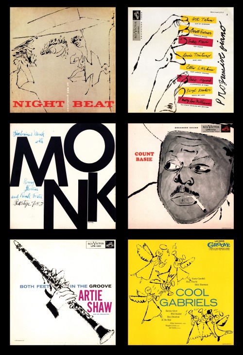 themaninthegreenshirt - Jazz album covers by Andy Warhol...