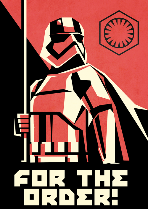 eliosu:First Order propaganda postersfor my Dark Side...