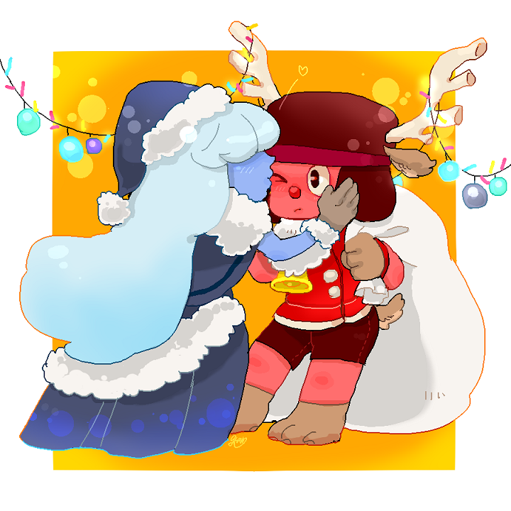 Ruby＆Sapphire Xmas🎄／Valentine day🍫／60min drawing⏱