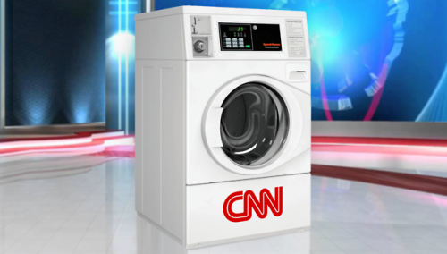 CNN Purchases Industrial-Sized Washing Machine To Spin News...