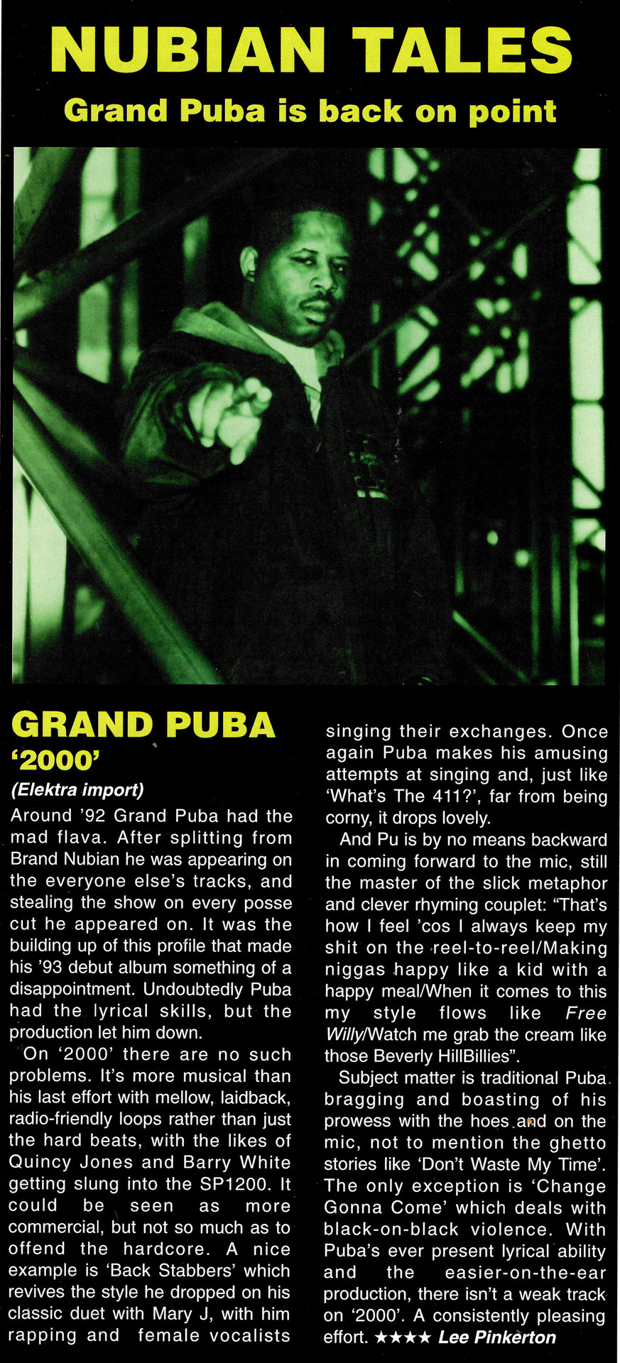 HipHop-TheGoldenEra: Album Review : Grand Puba - 2000 - 1995