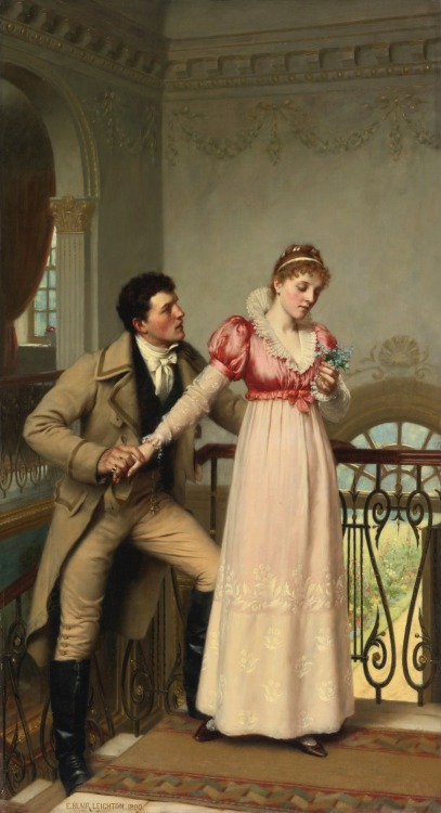 carminagf:Yes or No? .1890. Edmund Blair Leighton