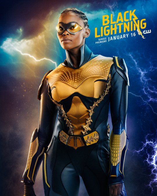Where there’s Black Lightning, there’s Thunder! See Nafessa Williams in the series premiere January 16 on The CW.