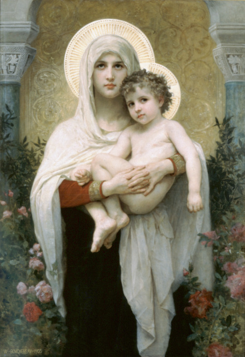 inersore - The madonna of the lilies, 1899The virgin, jesus and...