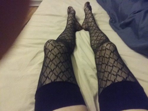 New black stocking sexy xx from Derbyshire xx