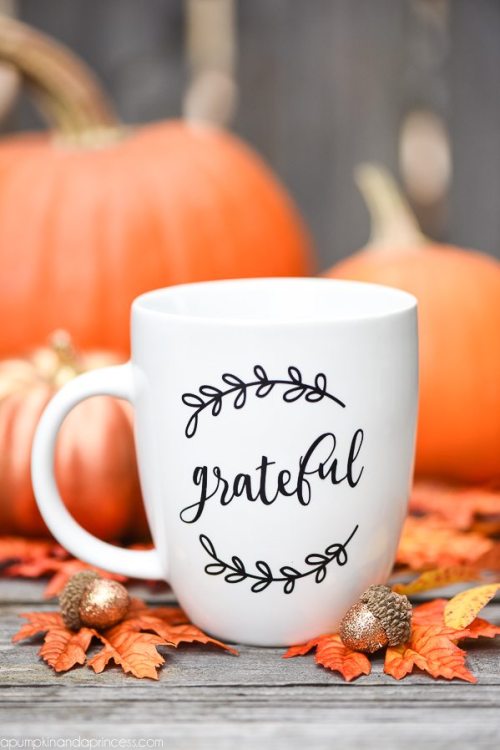 createbakecelebrate - Hand Lettered Coffee Mug // A Pumpkin And...