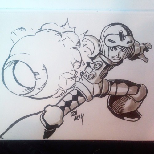 artbychamba - #MightyNo9 at the Changi Airport in Singapore as I...