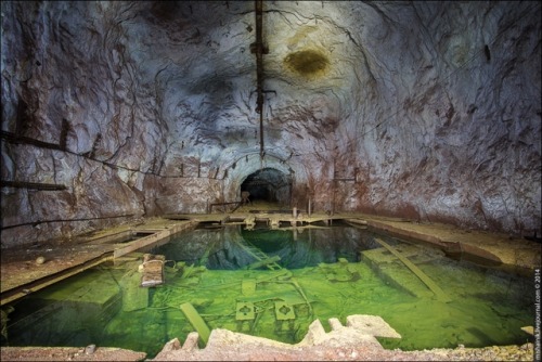 congenitaldisease - An abandoned mine nestled deep in the Ural...