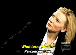 queencate - Cate Blanchett’s answers to the Bernard Pivot...