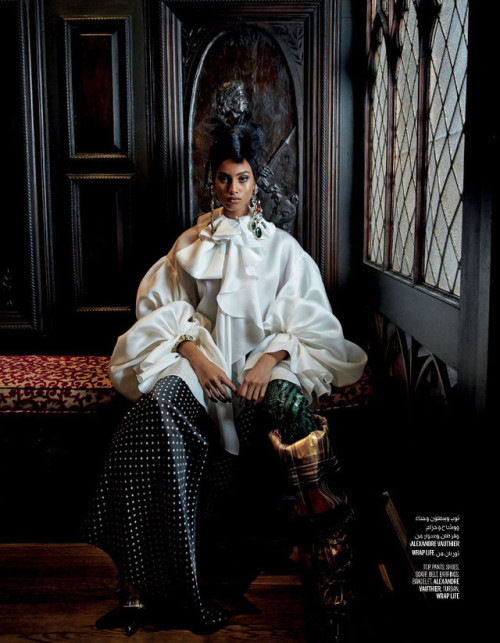 sinnamonscouture - Iman and Imaan Hammam for Vogue Arabia...