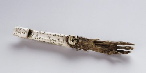 historyarchaeologyartefacts - Witch’s whistle with death skull...