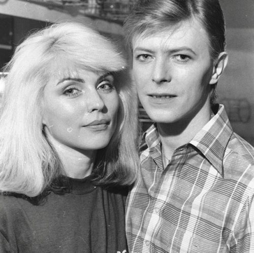 forever-blondie:Debbie Harry and David Bowie photographed by...