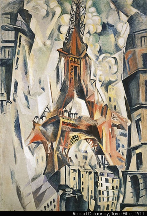 cubism-art:Eiffel Tower, 1911, Robert Delaunay