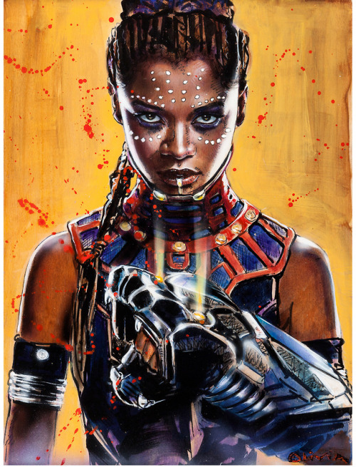 thebristolboard - Black Panther paintings by Olivia (Olivia De...