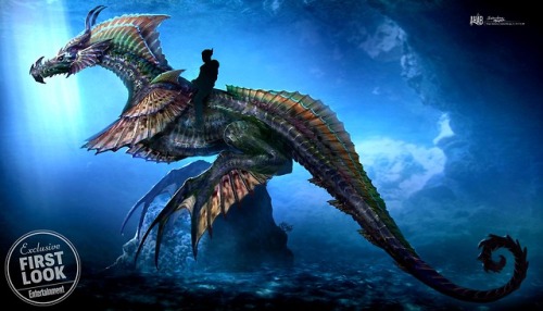justiceleague - First close-up look at a massive sea dragon in...