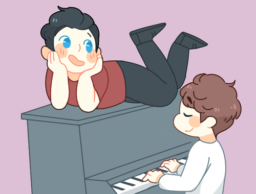 otterguppy - ✨ piano boys ✨send me dnp art requests!  (ty...