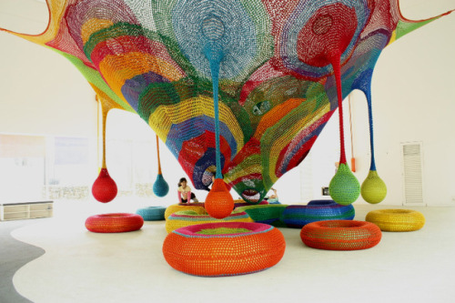 stynalane - wetheurban - Crochet Playgrounds by Toshiko Horiuchi...
