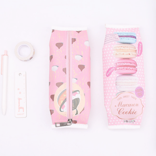 pinkublr - ♡  sweet pink macaron pencil case  //  15% off...