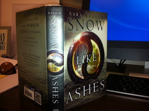 sararaasch:newleafliterary:Our first SNOW LIKE ASHES...