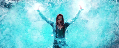 justiceleague - Mera’s hydrokinetic powers in Aquaman (2018)