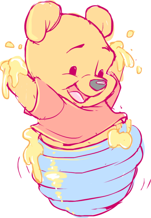 princessbabygirlxxoo - Reblog this lil Pooh for good luck ♥