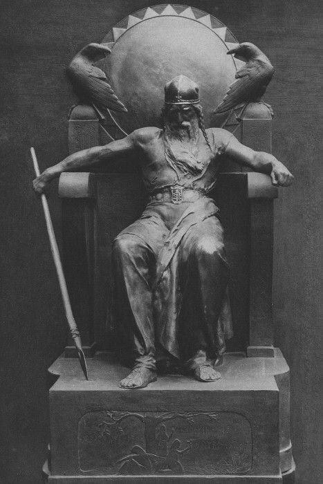 palingenesis144 - ‘The Sleeping Wotan’. Rudolf Maison. C. 1900.