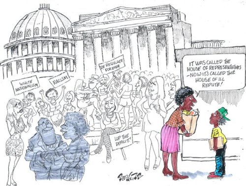cartoonpolitics - (cartoon by Bill Sanders)