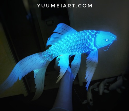 yuumei-art - I made a butterfly koi variation of my paper koi...
