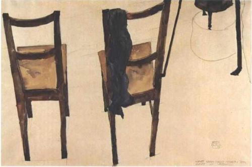 my-secret-eye -  Egon Schiele, Serie Gefängnis, 1912