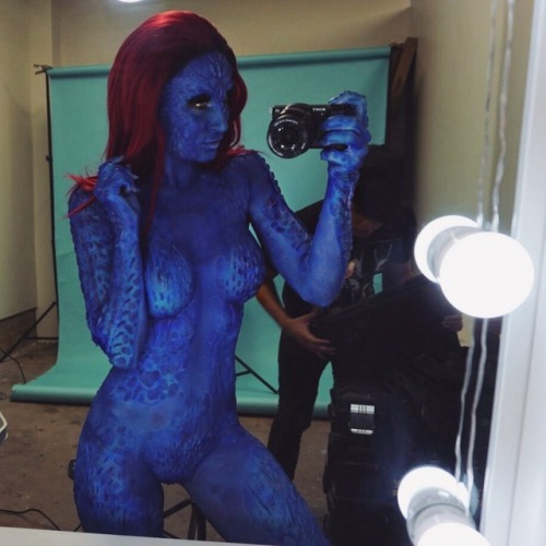 awesomecosplaygirls - Holly Wolf as Mystique (X-Men)