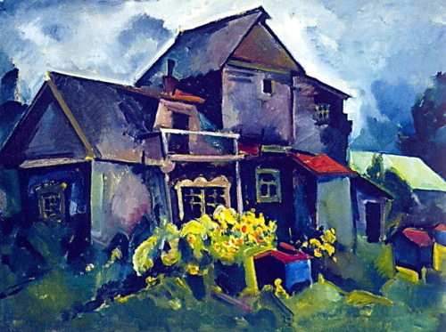aristarkh-lentulov:Country House. Village Zyuzino, Aristarkh...