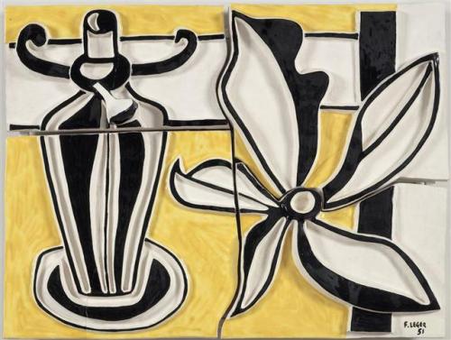Lamp and flower (the candlestick), Fernand...